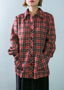 Polyester Plaid Coverall