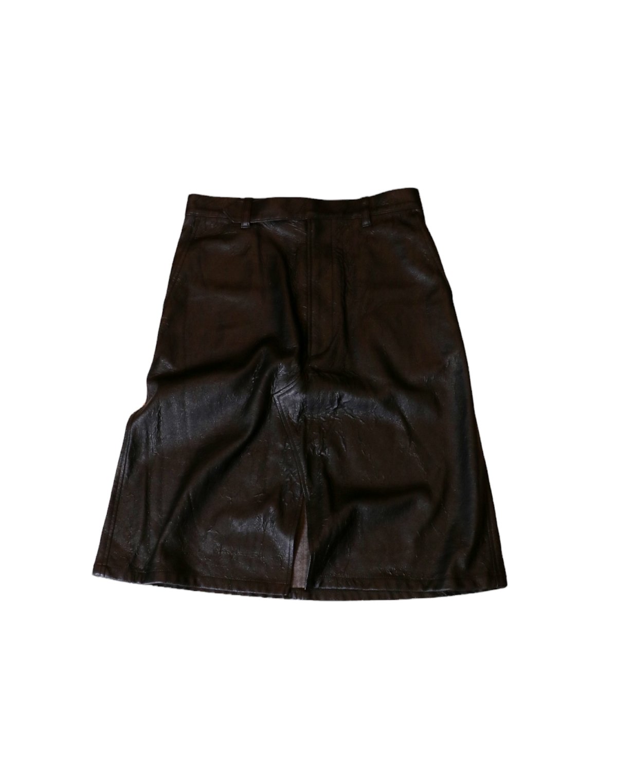 I&I 古着 通販 “G.V.G.V” 4 Pockets Fake Leather Skirt  詳細画像