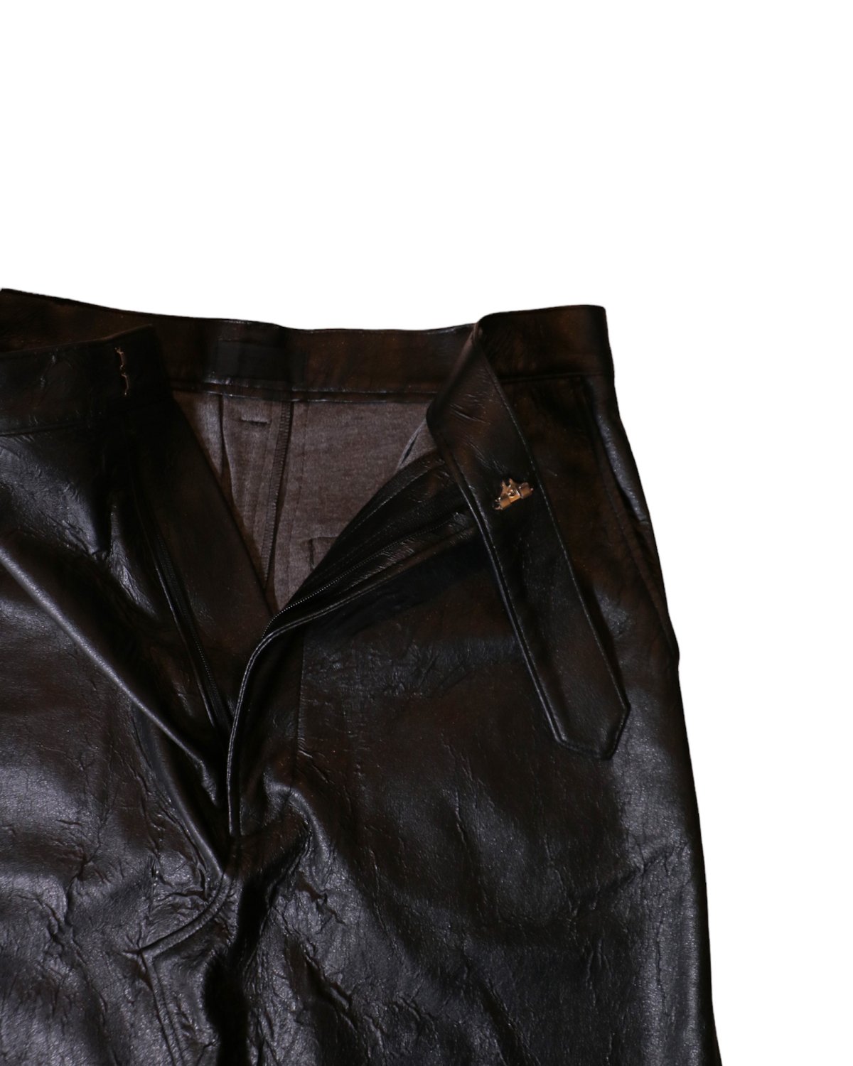 “G.V.G.V” 4 Pockets Fake Leather Skirt 