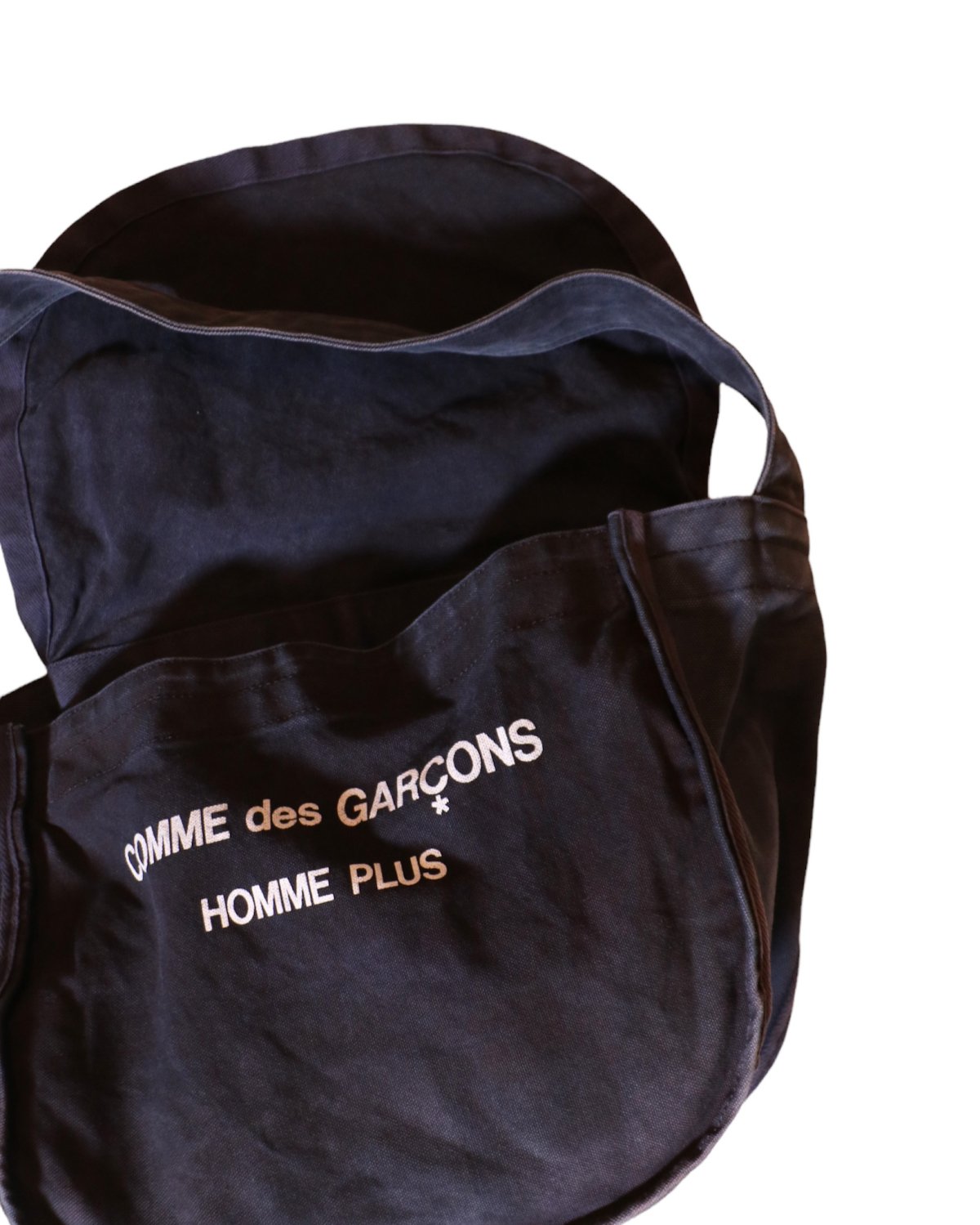 “COMME des GARSONS HOMME PLUS” Canvas Newspaper Bag