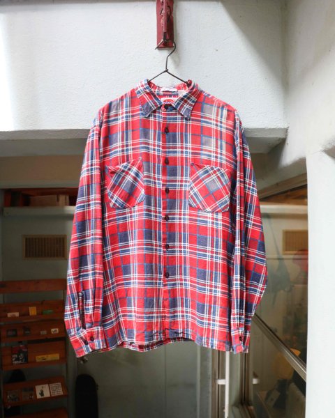 80’s “Dickies” Light Print Flannel Shirt