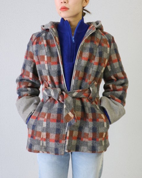 Vintage Checked Wool Jacket