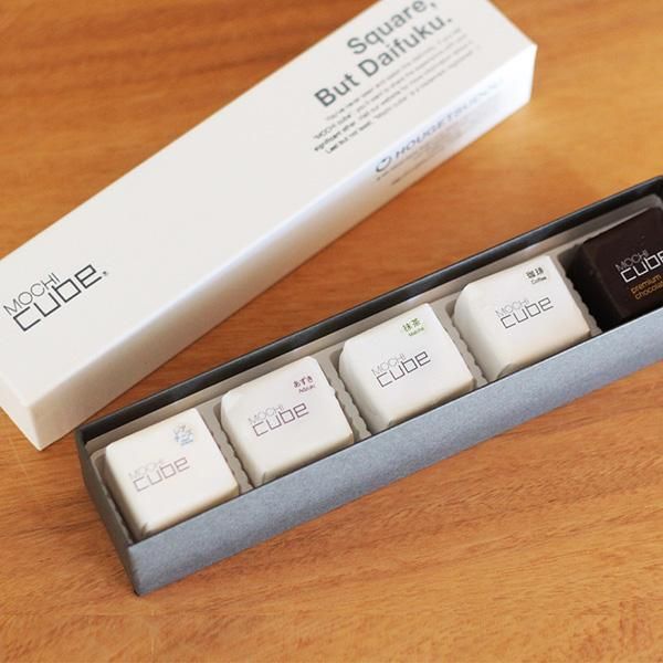 四角い大福「MOCHI cube(モチキューブ)」 5個入り(フレーバー 四角い大福「MOCHI cube(モチキューブ)」 5個入り(フレーバー