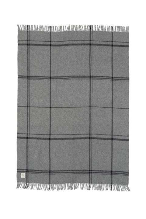 Shetland Wool Check Blanket -Small