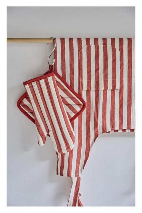 <img class='new_mark_img1' src='https://img.shop-pro.jp/img/new/icons8.gif' style='border:none;display:inline;margin:0px;padding:0px;width:auto;' />Linen-Cotton-Silk Nep Stripe Oven Mitten