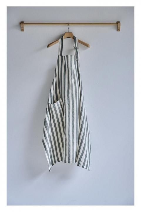 <img class='new_mark_img1' src='https://img.shop-pro.jp/img/new/icons8.gif' style='border:none;display:inline;margin:0px;padding:0px;width:auto;' />Linen-Cotton-Silk Nep Stripe Apron