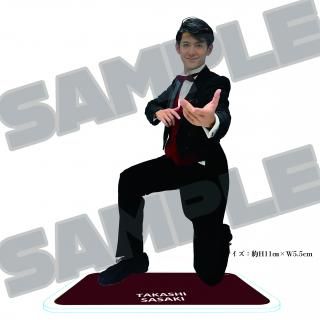 <img class='new_mark_img1' src='https://img.shop-pro.jp/img/new/icons3.gif' style='border:none;display:inline;margin:0px;padding:0px;width:auto;' />佐々木崇アクリルスタンド（全8種）⑦黒燕尾座り