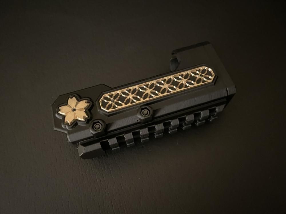 燻銀七宝櫻スタビライザー 東京マルイM45A1用七宝櫻スタビライザー