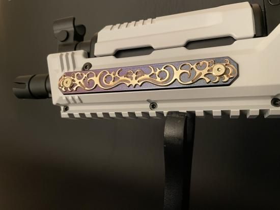 Bmd Arabesque Rail Coverレールカバー 3slot マジョーラ 真鍮製レールカバー ハンドガード用 M Lok対応 日本製