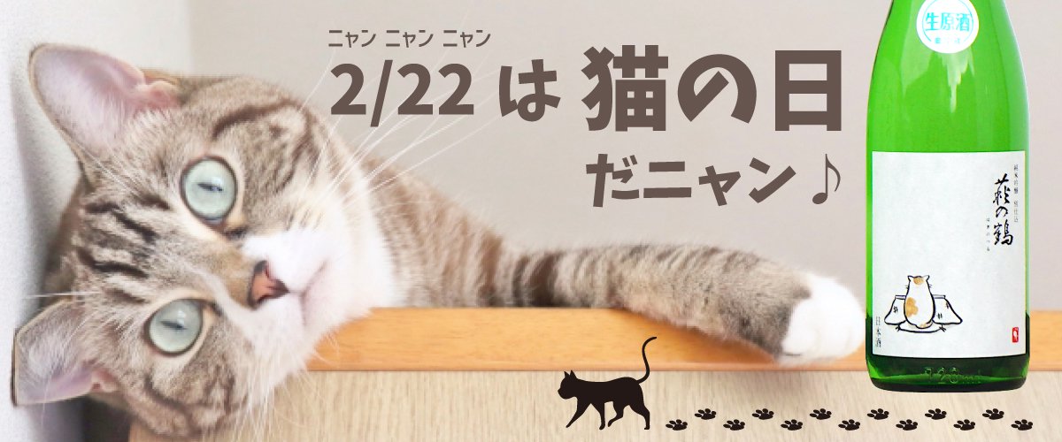 萩の鶴 純米吟醸 こたつ猫ラベル 生原酒 720ml