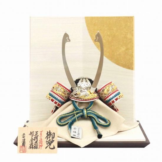 五月人形 平安道斎作 7号 白光 プラチナ箔押小札総裏兜 蒼穹 五月人形 平安道斎作 7号 白光 プラチナ箔押小札総裏兜 蒼穹