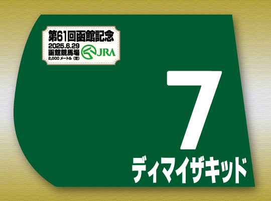 7 ディマイザキッド - 期間限定 ゼッケン販売