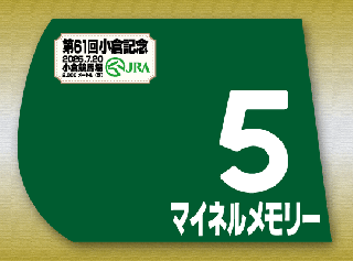 ご*ょ様 JRA　競馬　新潟競馬場　限定　ミニ　ゼッケン　直筆サイン　ウマ娘 期間限定 ゼッケン販売