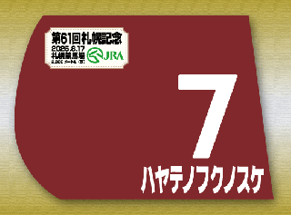 【非売品】クラシック限定販売ホウオウビスケッツミニゼッケン 期間限定 ゼッケン販売
