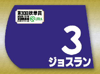 イクイノックス　2022日本ダービーミニゼッケン 競馬］イクイノックス（2022年有馬記念）ミニゼッケン／JRA