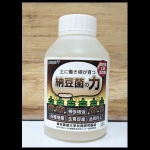 柔らかい 納豆菌の力 500ml - ネギ参謀オンラインショップ 肥料・園芸薬剤