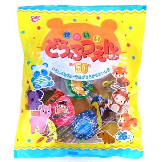 エースベーカリー 23個入 かわいい どうぶつえん ゼリー(16袋入) ゼリーのお菓子【学】【幼】