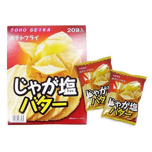 東豊 ポテトフライ じゃが塩バター （20個入）スナック菓子【学】