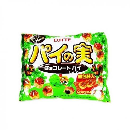 ロッテ パイの実 大袋 チョコレートパイ (1個売り・バラ売り)ビスケット菓子【学】【幼】