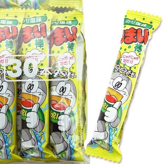 やおきん うまい棒 のり塩味( 30個入 )スナック菓子【学】