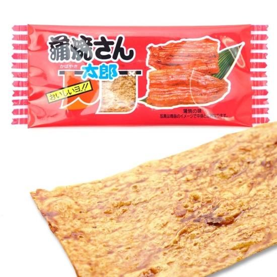 菓道 蒲焼さん太郎 (30個入) イカ 珍味系の駄菓子【学】