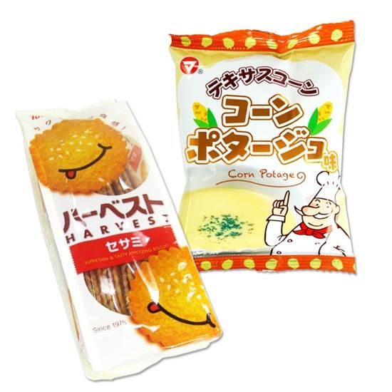 袋入(内1)ハーベスト(セサミ) / テキサスコーン(1個)(コンポタ) 【学】