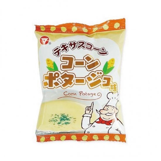 松山 テキサスコーン コーンポタージュ味（ バラ売り・1個売り ) スナック菓子【学】