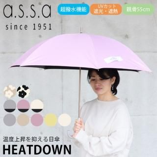    ǥ Ĺ 55cm 7ܹ HEAT DOWN PARASOL Ǯ ä ե ̵  곫 ֥ ѥ饽   UV  뤵к 