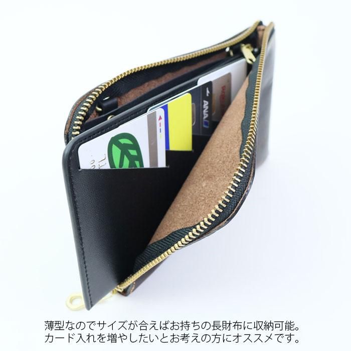ミニ財布 カードケース コンパクト 財布 シンプル 薄型 チャック