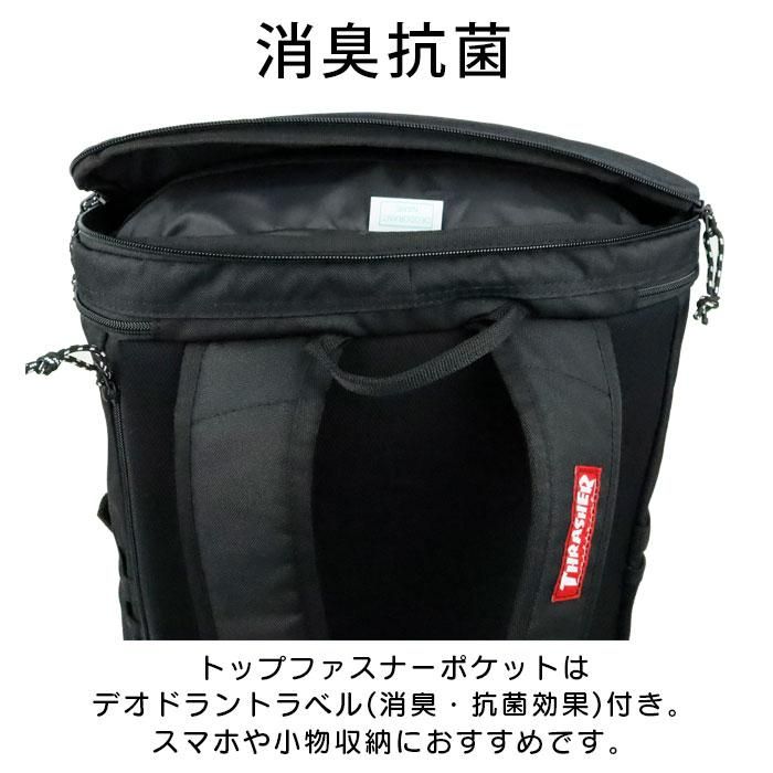 THRASHER スラッシャー リュック メンズ 撥水 30L 大容量