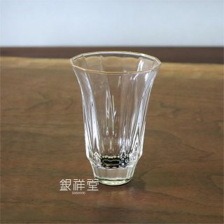 螺鈿グラス　金杯万華鏡　桜　黒