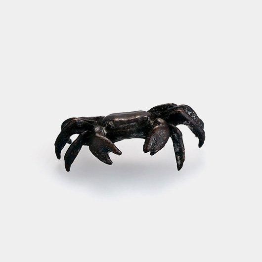 添配 カニ1寸 | 古黒色 ブロンズ - 大越工芸品製造 ONLINE SHOP