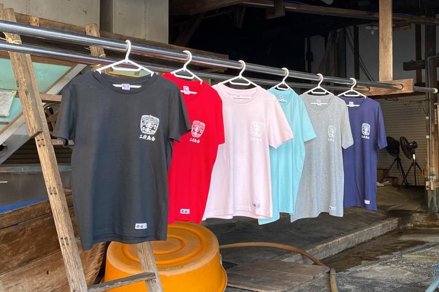 愛友酒造オリジナルTシャツ（グレー） - 創業文化元年（1804年）、茨城