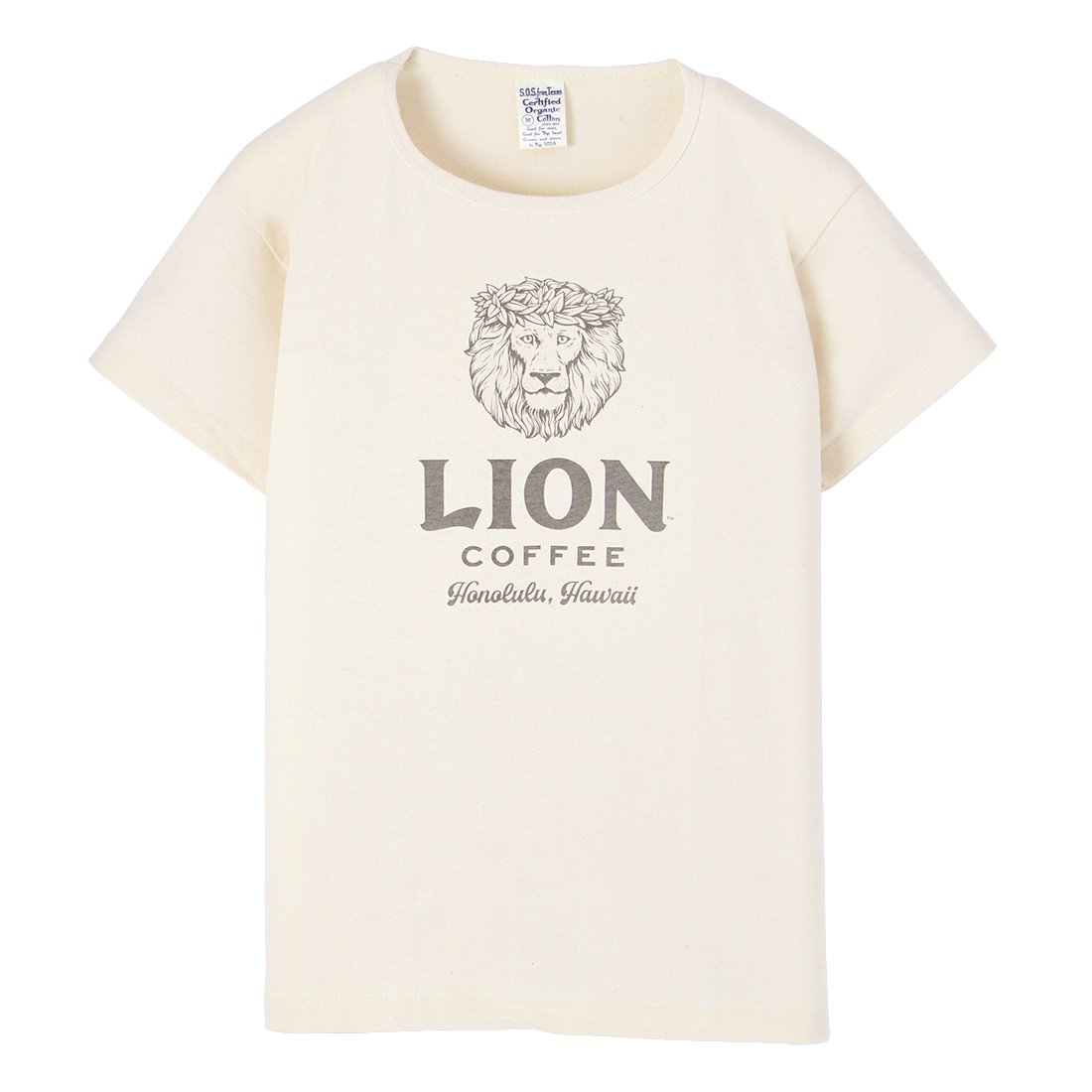 S.O.S. from TexasLION COFFEE Short Sleeve Scoop Tee 