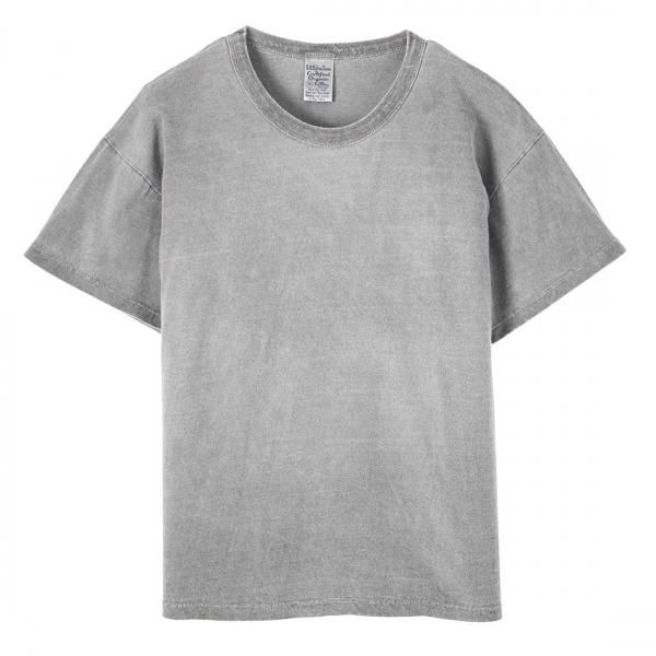 Hemp Charcoal Dyed Short Sleeve Crew Tee 