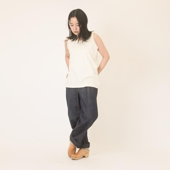オーガニックコットンTシャツ タンクトップ ノースリーブ