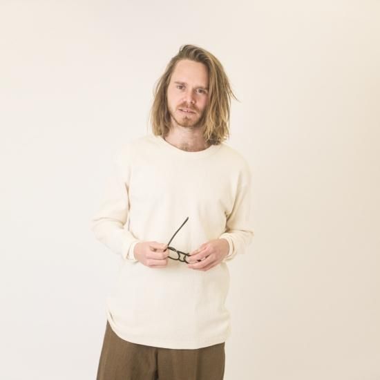 THERMAL Long Sleeve Crew Tee Natural