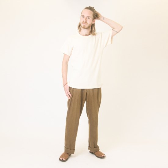 THERMAL Short Sleeve Crew Tee Natural