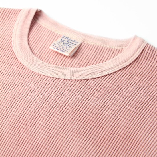 Bengala Dyed Pink THERMAL Long Sleeve Crew Tee