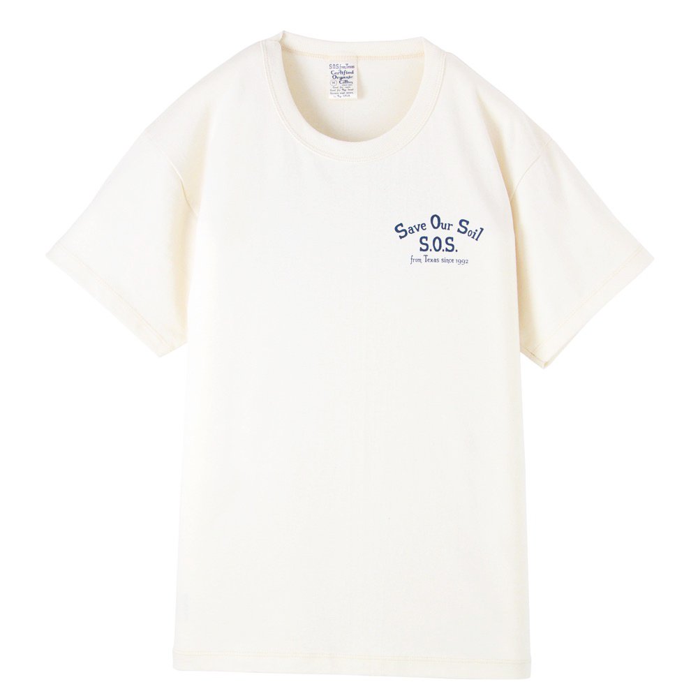 One Point LOGO  & USDA ORGANIC  Short Sleeve Crew Tee