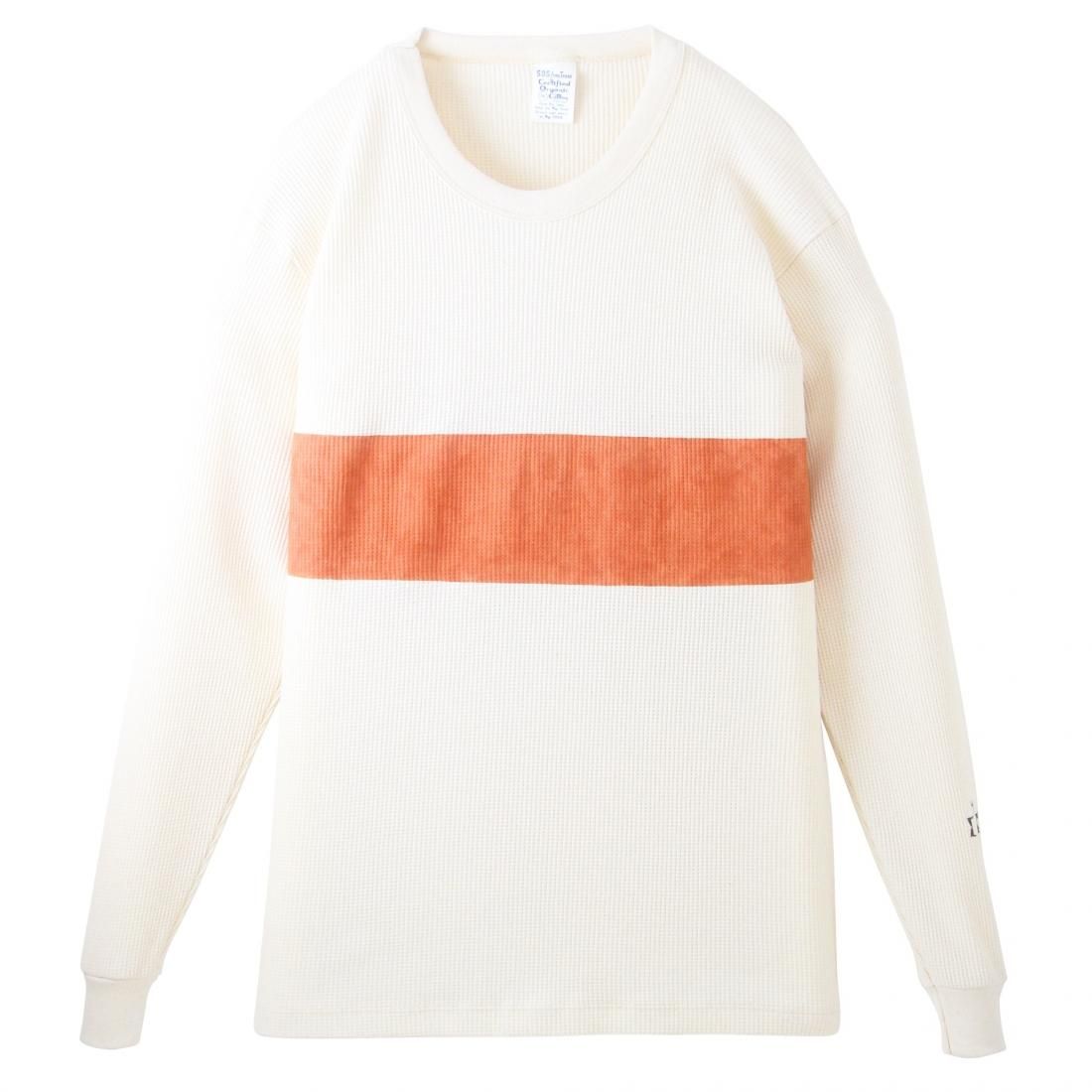 オーガニックコットン サーマル ワッフル ロングスリーブ Tシャツ