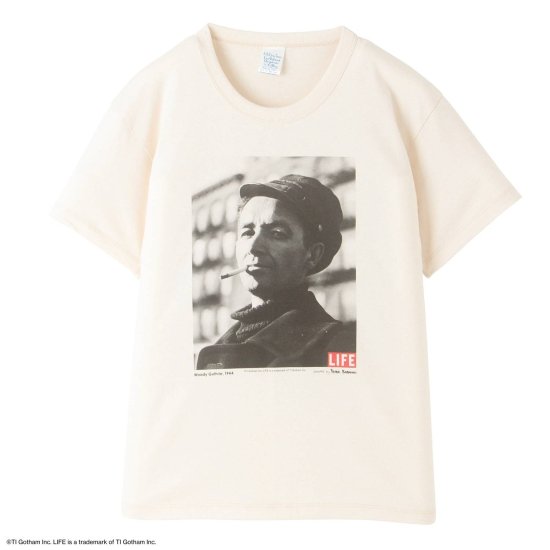 LIFE selected by PETER BARAKAN×S.O.S. from Texas 「Woody Guthrie, 1944」 Short Sleeve Crew Tee 