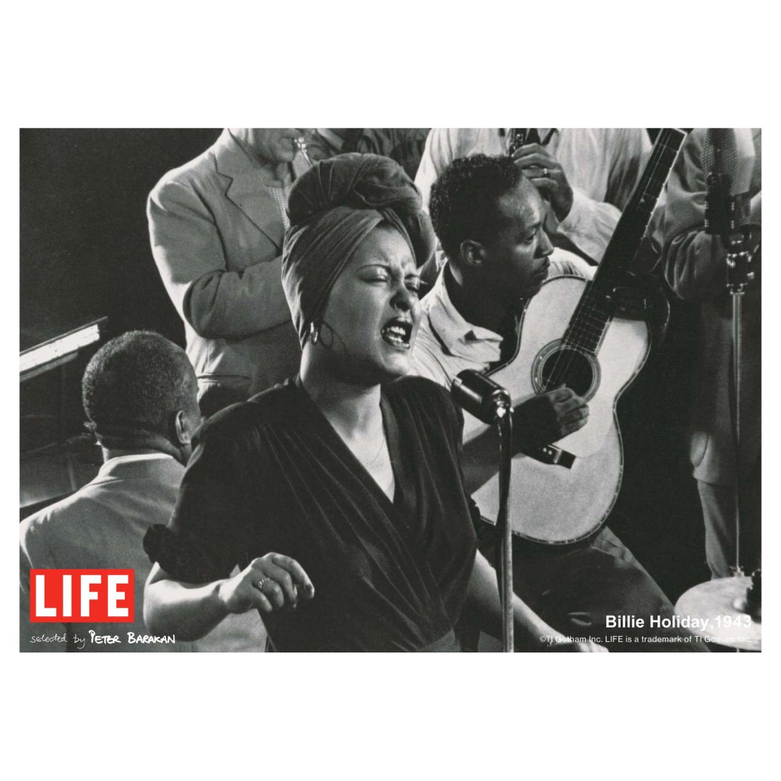 LIFE selected by PETER BARAKAN Billie Holiday, 1943 ART POSTCARD