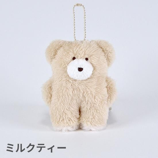 111...モコくま×ルクナキーホルダー ミニくまくまモンスターぬいぐるみキーホルダー / WEGO
