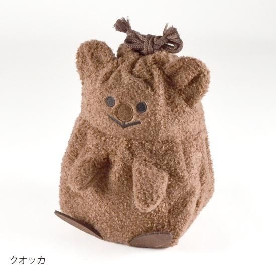 レアアニマル ぬいぐるみ巾着（クオッカ） - クーリア・オンライン