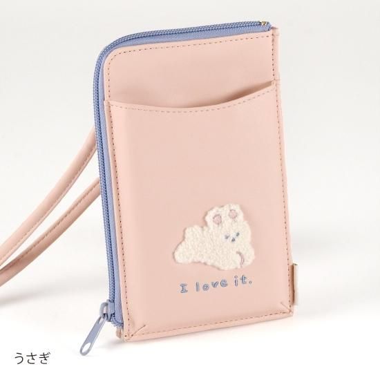ピッコロット スマホポーチショルダー（うさぎ） - クーリア