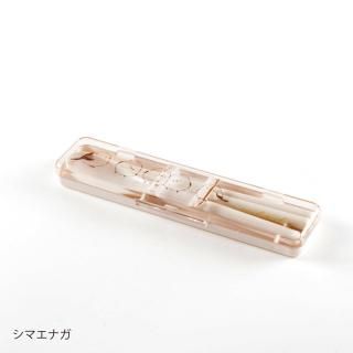 ミリミリ 抗菌箸＆スプーンセット（シマエナガ）
