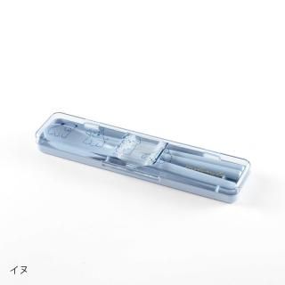 ミリミリ 抗菌箸＆スプーンセット（イヌ）