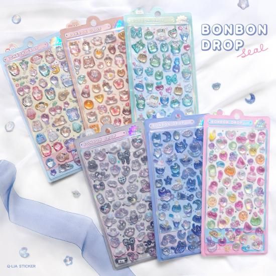 ネコポス対応】ボンボンドロップシール めろめろボンボン - クーリア