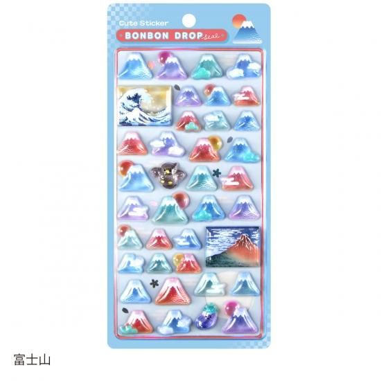 【正規品】ボンボンドロップシール　和柄　12種類　コンプリート　まとめ売り 正規品】ボンボンドロップシール 和柄 12種類 コンプリート まとめ売り